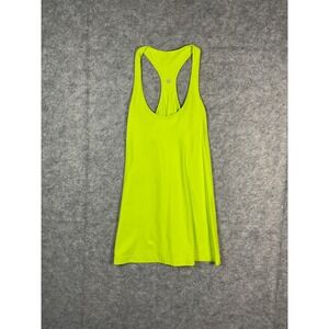 Lululemon Athletic Tank Top Neon Yellow Racerback Workout Gym Women Size 4